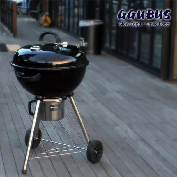 꾸버스 애플 57 프리미엄 바베큐그릴 BBQ 훈제 직화 야외 캠핑 펜션 숯불 대형 화로대 상세 이미지 1