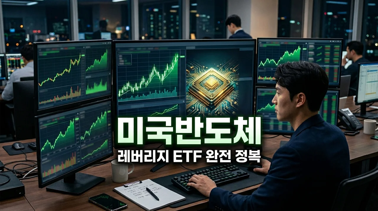미국 반도체 레버리지 ETF 종류 및 수수료 완벽 비교 (SOXL, USD)