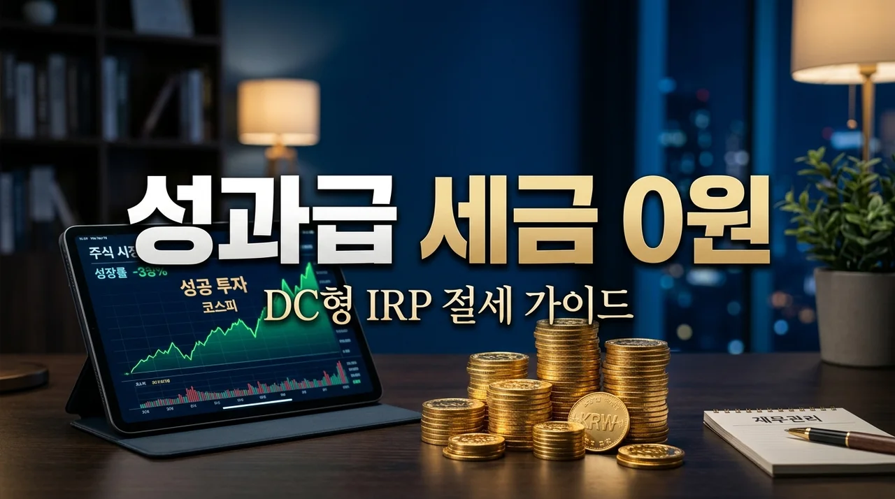 대기업 성과급 퇴직연금 DC형 IRP 이체로 세금 0원 만드는 절세 전략