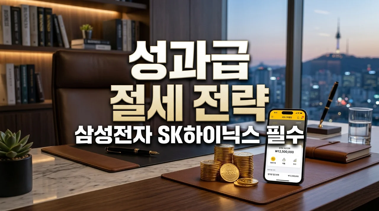 삼성전자 SK하이닉스 성과급 세금 폭탄 피하는 연말정산 절세 방법