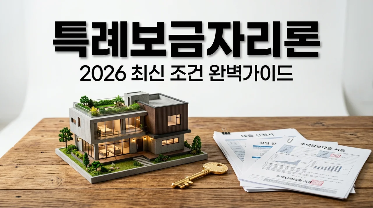 2026 특례보금자리론 조건 총정리: 소득·주택가격·금리 한눈에 확인하기