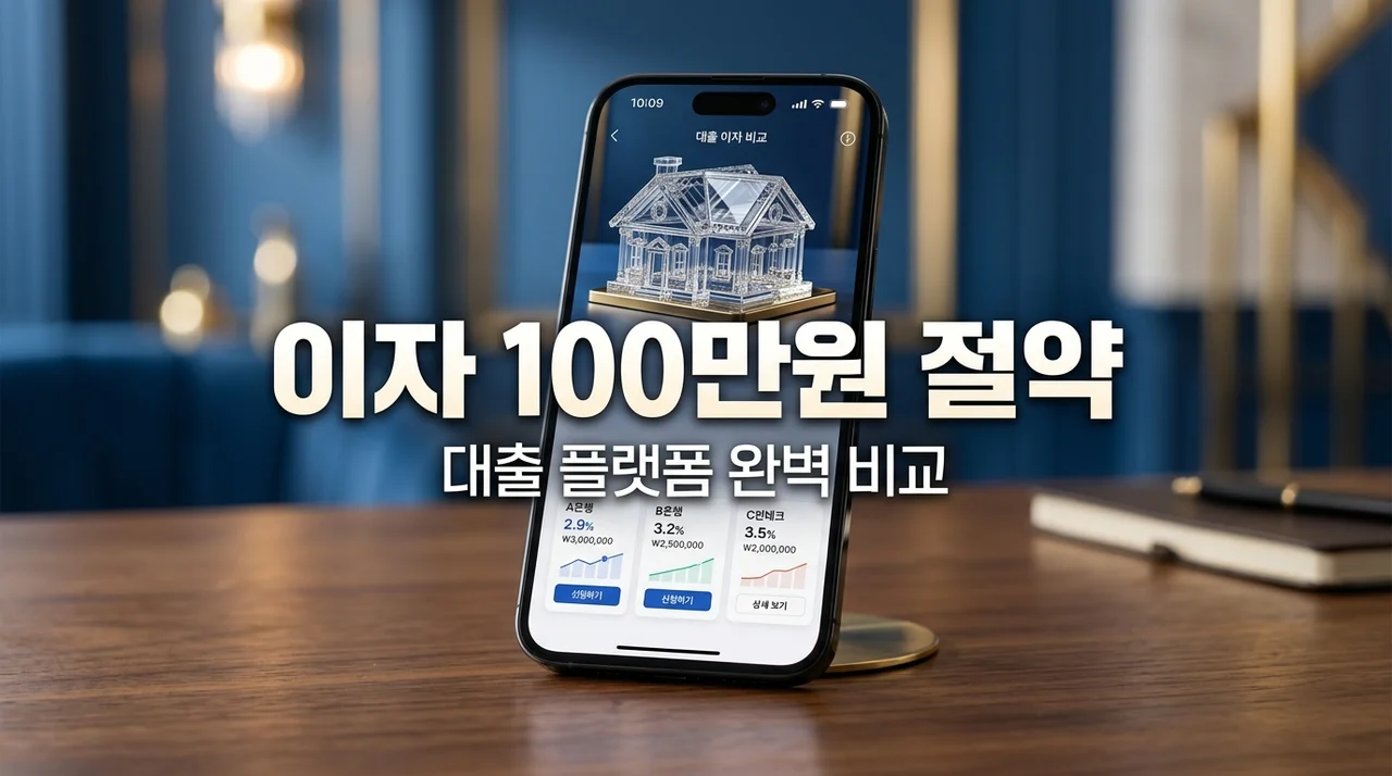 주택담보대출 갈아타기 플랫폼 비교: 이자 낮추는 3대 앱 완벽 분석