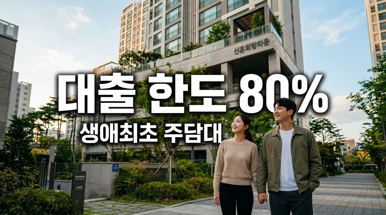 생애최초 주택담보대출 한도 LTV 80% 조건 및 금리 2026 최신 가이드