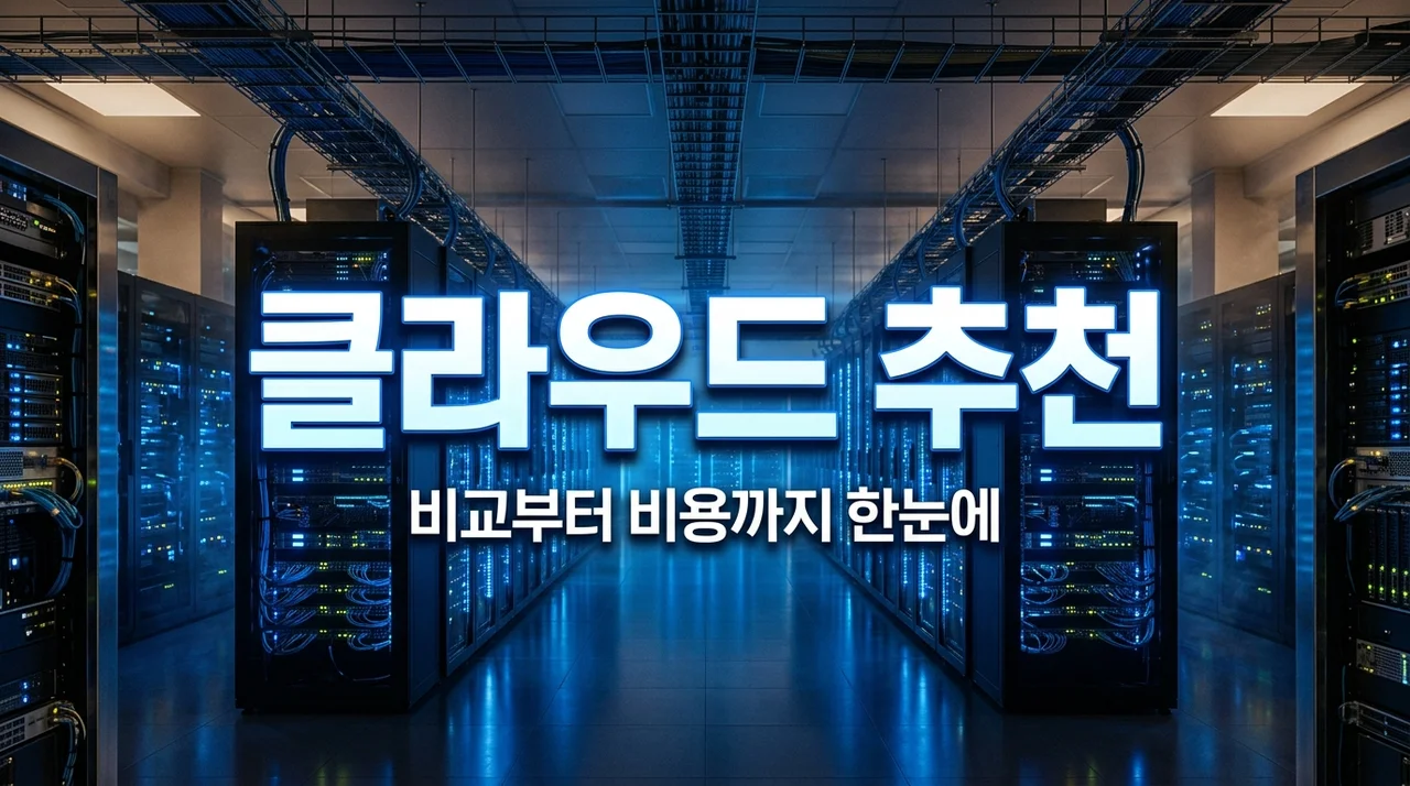 클라우드 서버 호스팅 추천 및 비용 비교 2026: 나에게 맞는 최적의 선택은?