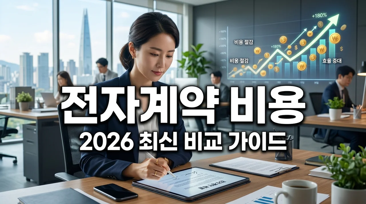 비대면 전자계약 솔루션 도입 비용 및 2026 비교 분석 가이드