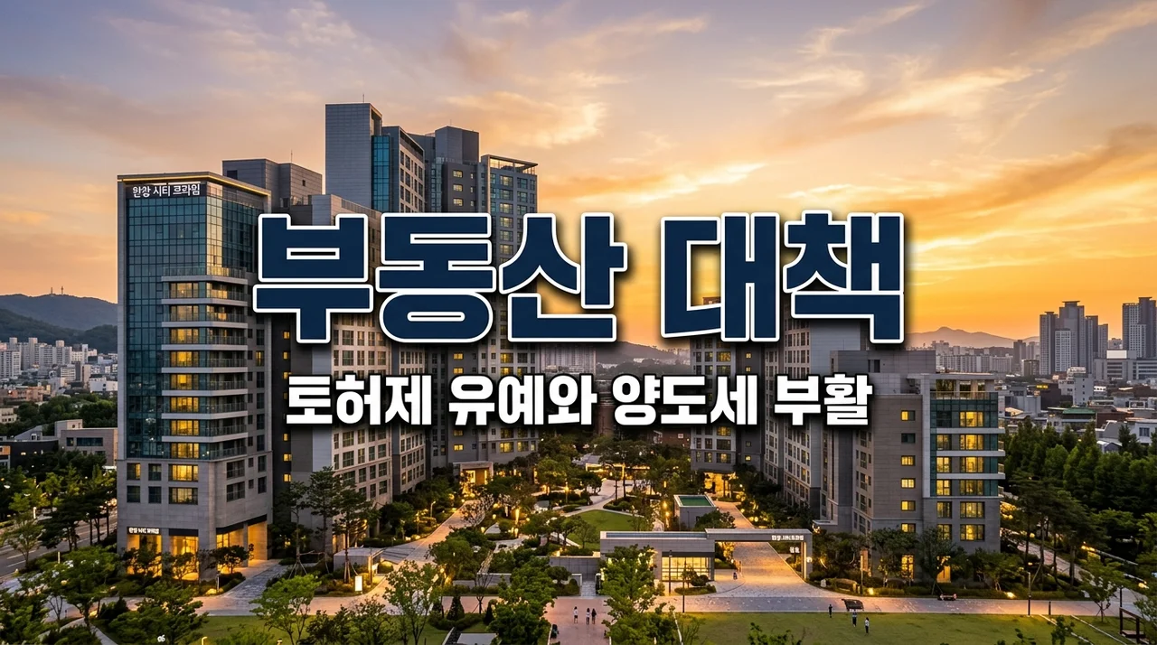 5.12 부동산 대책 총정리: 토허제 실거주 유예와 양도세 중과 부활 분석