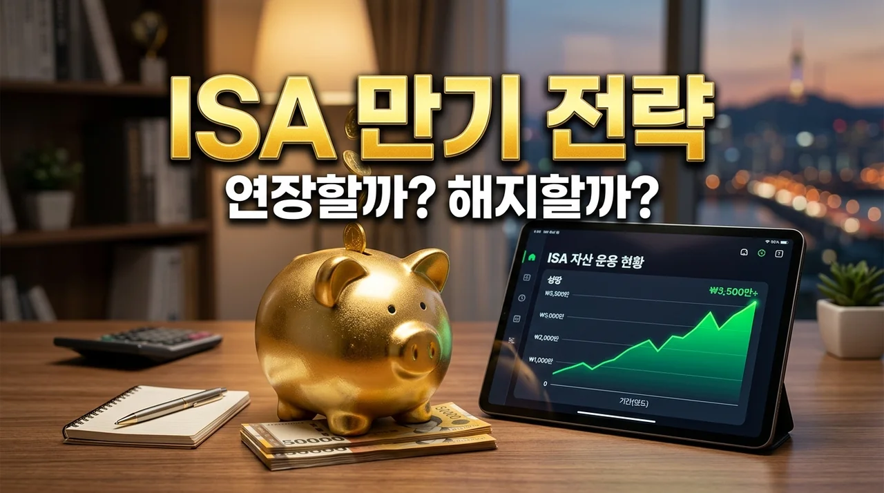 ISA 만기 연장 장점과 해지 비교, 세금 혜택 극대화하는 선택 방법