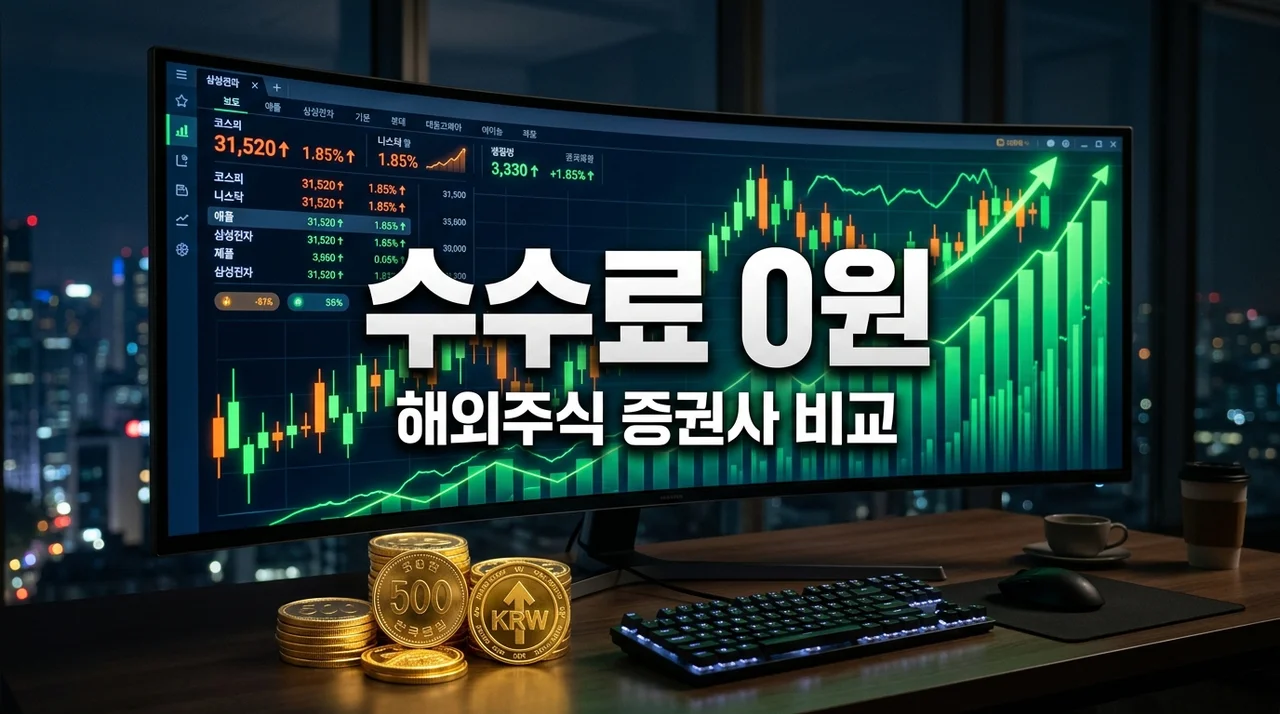 증권사 해외주식 수수료 무료 이벤트 비교 TOP 5 (2026년 최신)