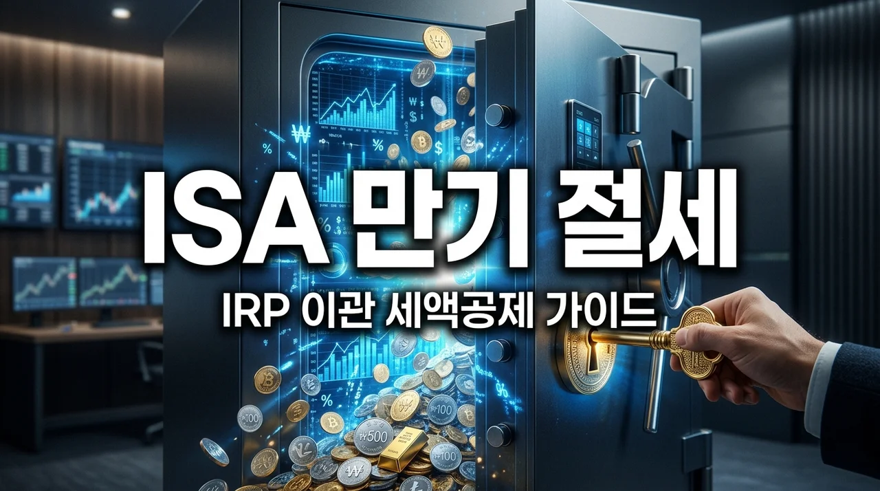ISA 만기 자금 IRP 이관 절세 혜택, 300만원 추가 세액공제 가이드