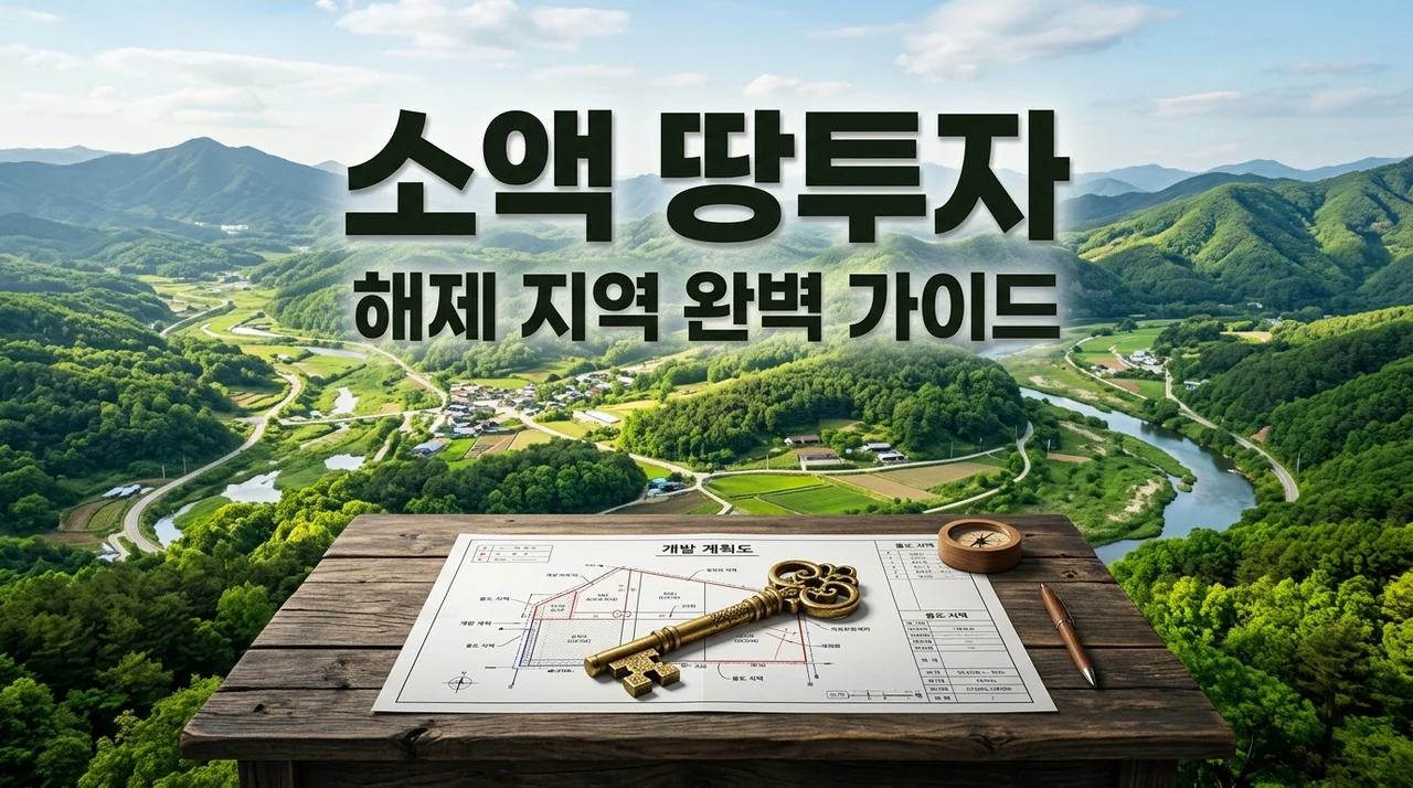 소액 땅투자 토지거래허가구역 해제 지역 확인법 및 주의사항 5가지