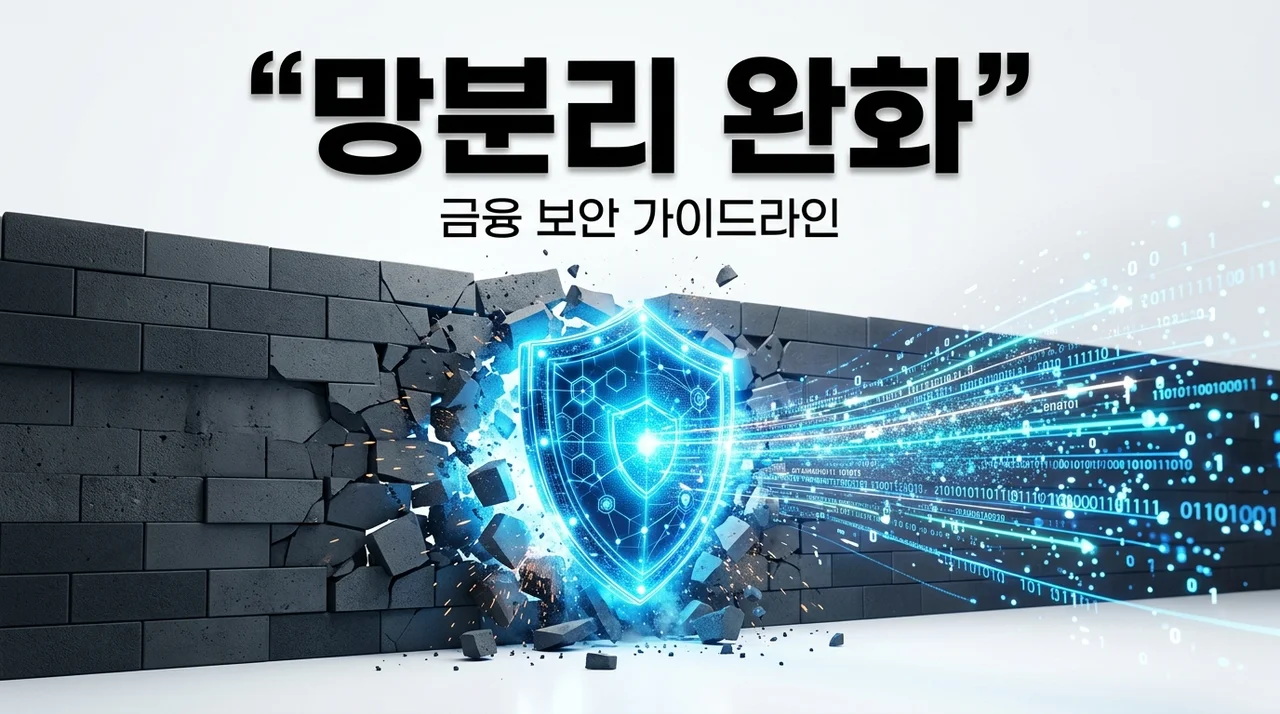 망분리 규제 완화 금융권 보안 대책 가이드라인 핵심 요약 및 실무 대응법