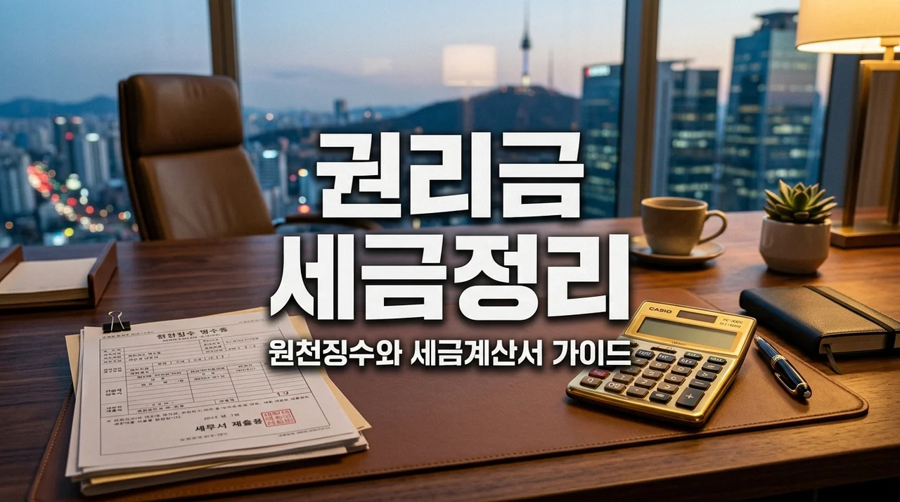 상가 권리금 소득세 원천징수 의무 및 세금계산서 발행법 완벽 정리