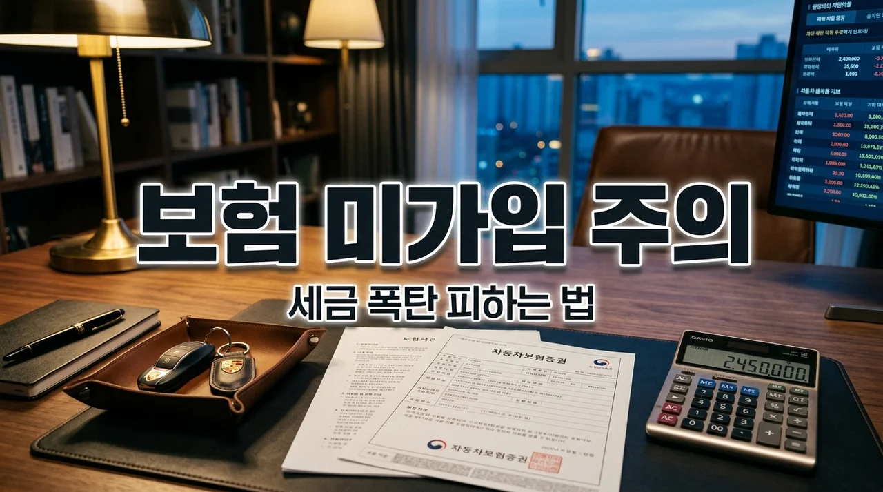 업무용 승용차 전용보험 미가입 불이익 및 임직원 특약 가입 조건 완벽 가이드