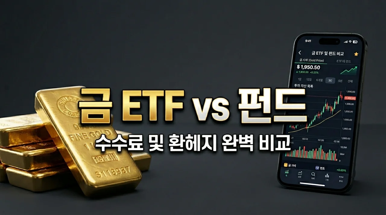 금 펀드 ETF 수수료 비교! 장단점과 환헤지 선택 가이드 (2026)