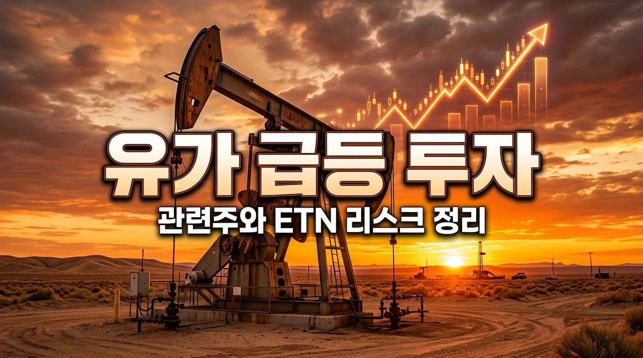 국제 유가 급등 관련주 총정리! 원유 ETN 레버리지 투자법과 리스크