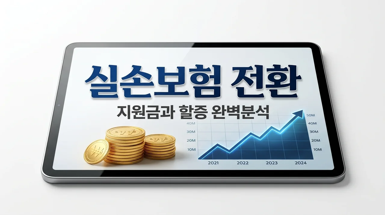 실손보험 4세대 전환 지원금 혜택 정리! 보험료 할증 모의 계산 방법은?