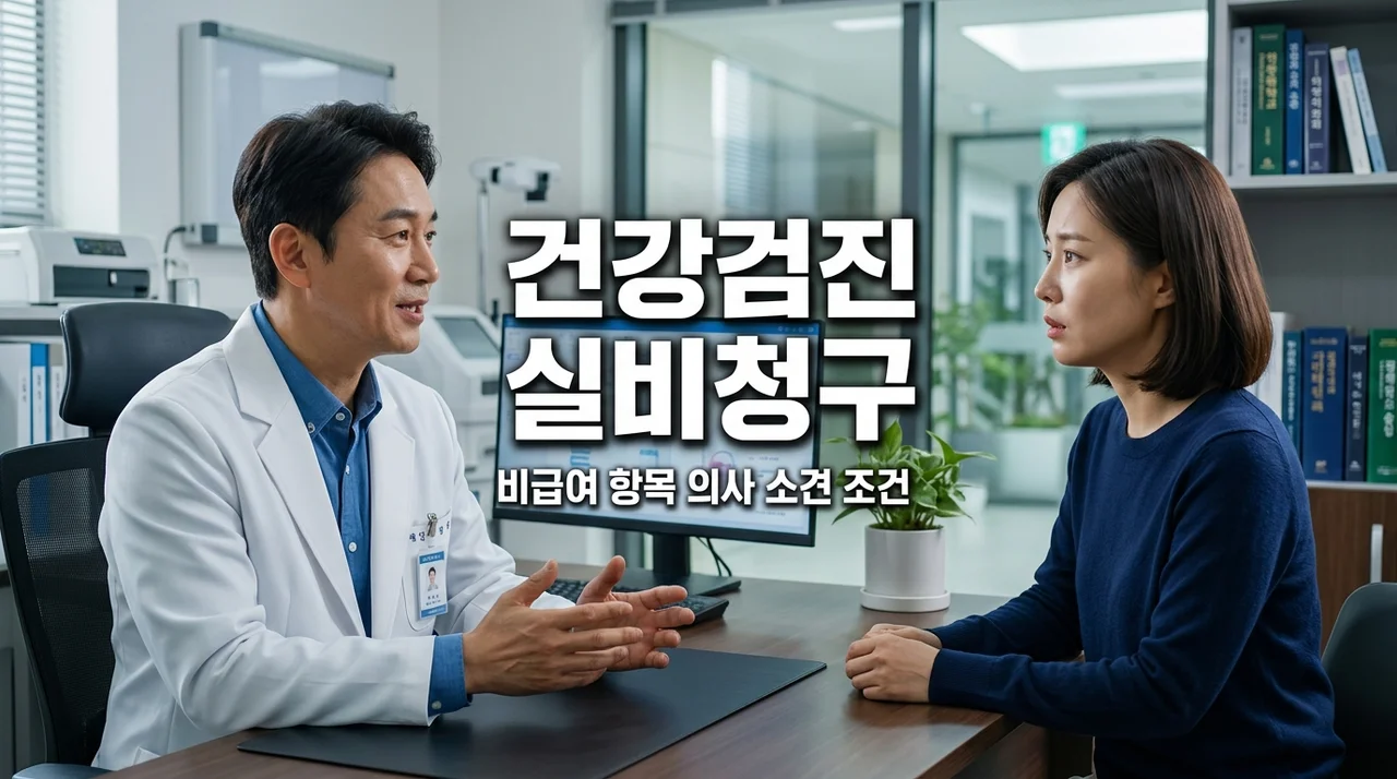 프리미엄 건강검진 비급여 실비 청구! 의사 소견 조건과 서류 완벽 정리