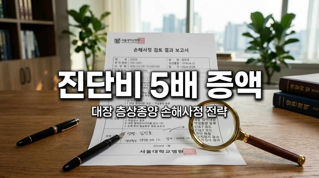 대장 층상종양 유사암 진단비 수령액 높이는 손해사정서 작성 팁