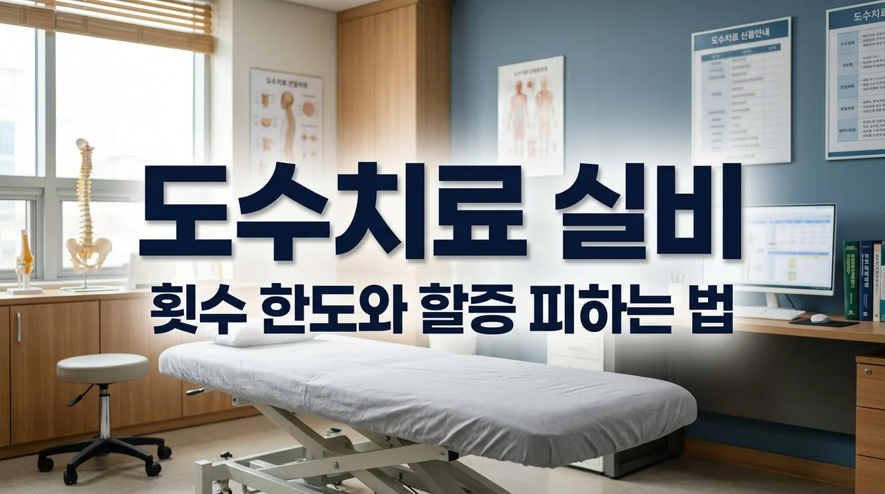 도수치료 실비보험 청구 횟수 소명 방법 및 4세대 할증 피하는 법
