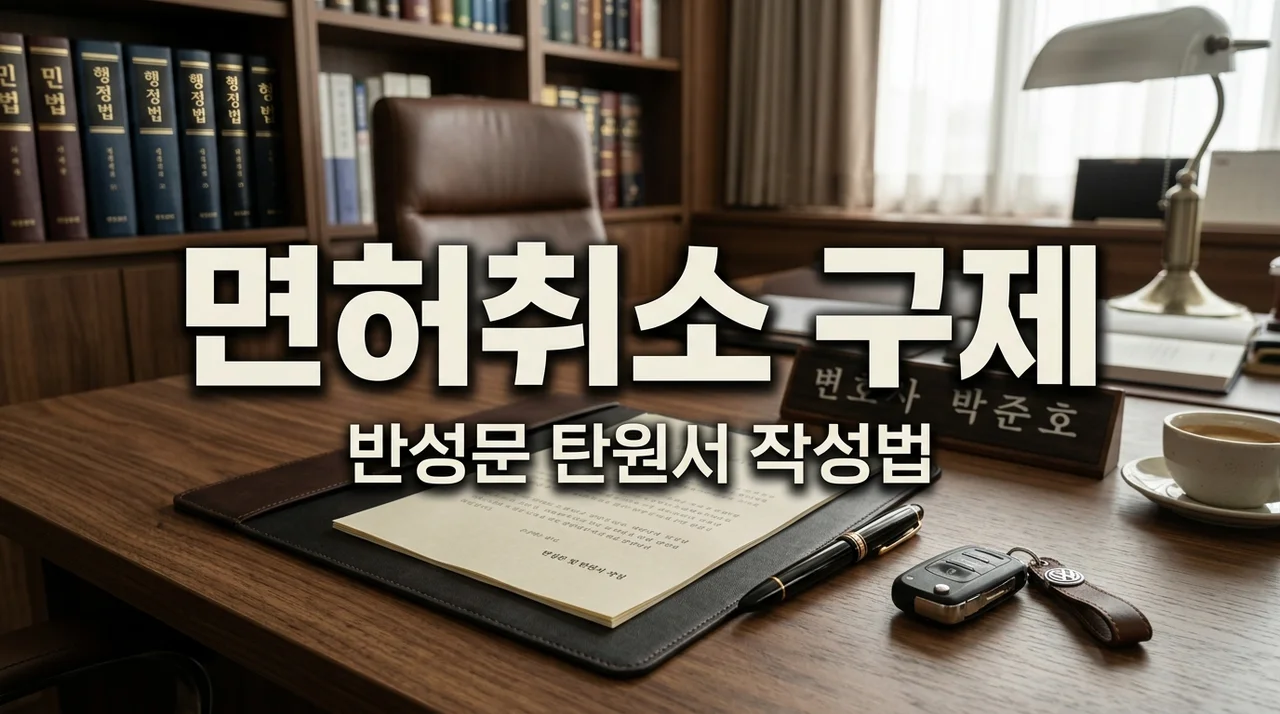 면허취소 구제 행정심판 반성문 양식 및 탄원서 작성 요령 가이드