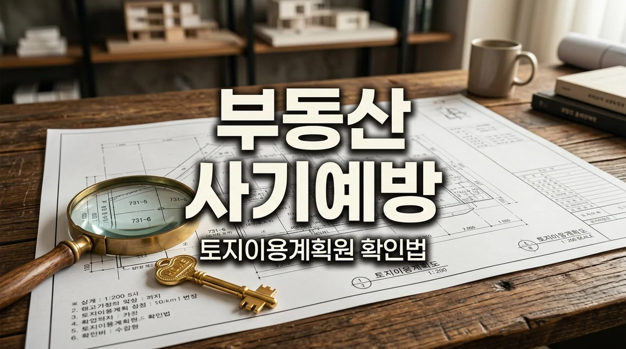 기획부동산 빈집 재생 투자 사기 예방 및 토지이용계획원 확인법