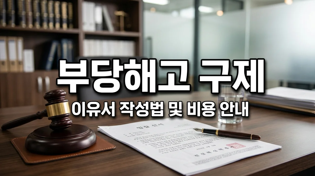 부당해고 구제신청 이유서 작성법 및 노무사 대행 비용 완벽 가이드