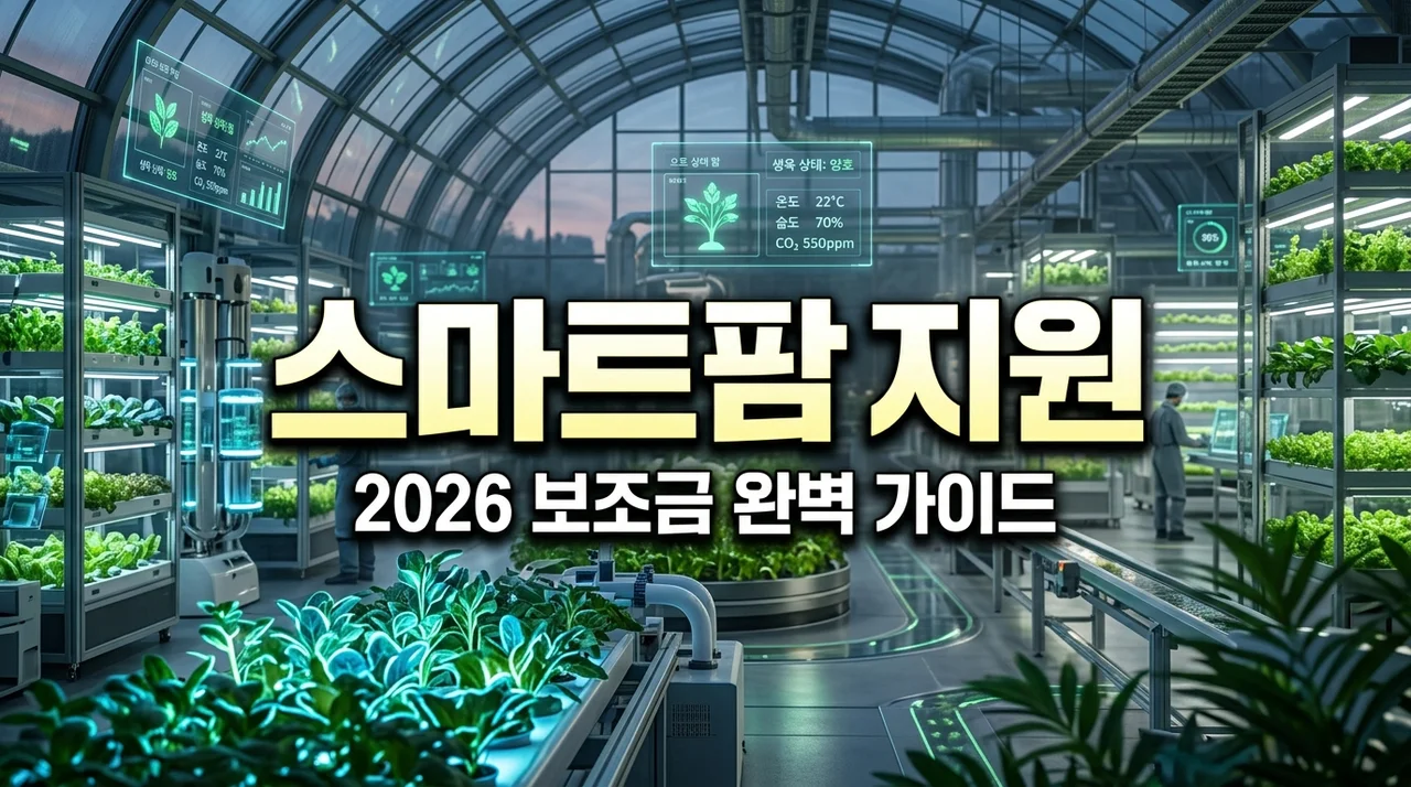 2026 스마트팜 청년창업 보조금 신청 자격 및 사업계획서 예시 가이드