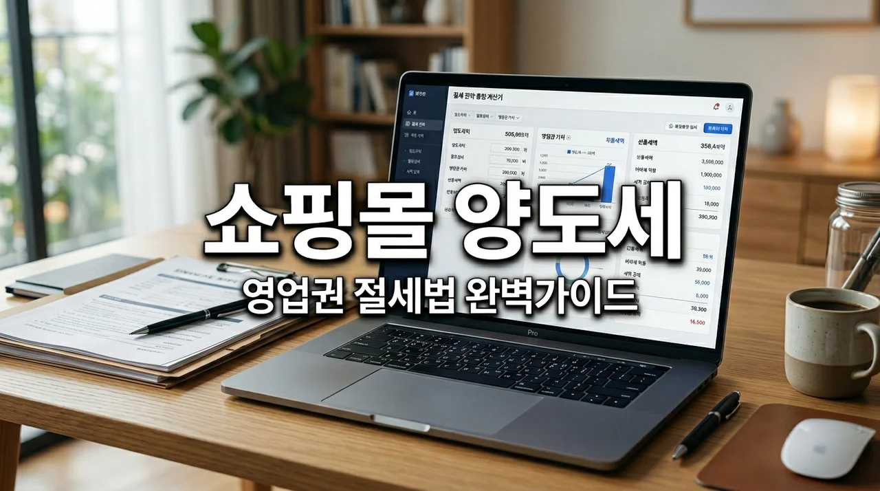 해외 구매대행 쇼핑몰 양도소득세 및 영업권 세금 절세 전략 가이드