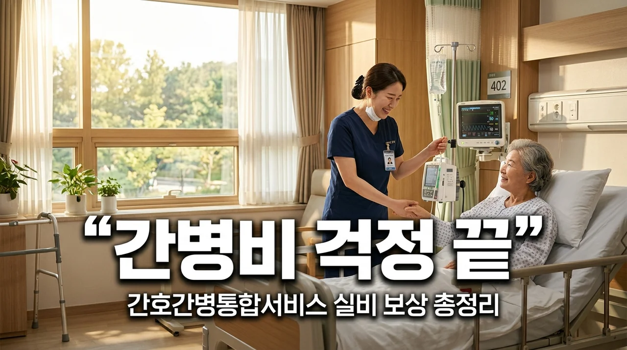 간호간병통합서비스 병동 실비 보상 범위 및 간병비 보험 비교 가이드