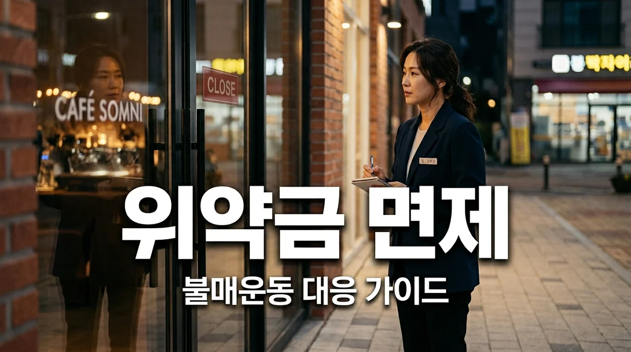 브랜드 불매 위약금 면제 조건? 가맹계약 중도해지 및 점주 구제책 완벽 가이드