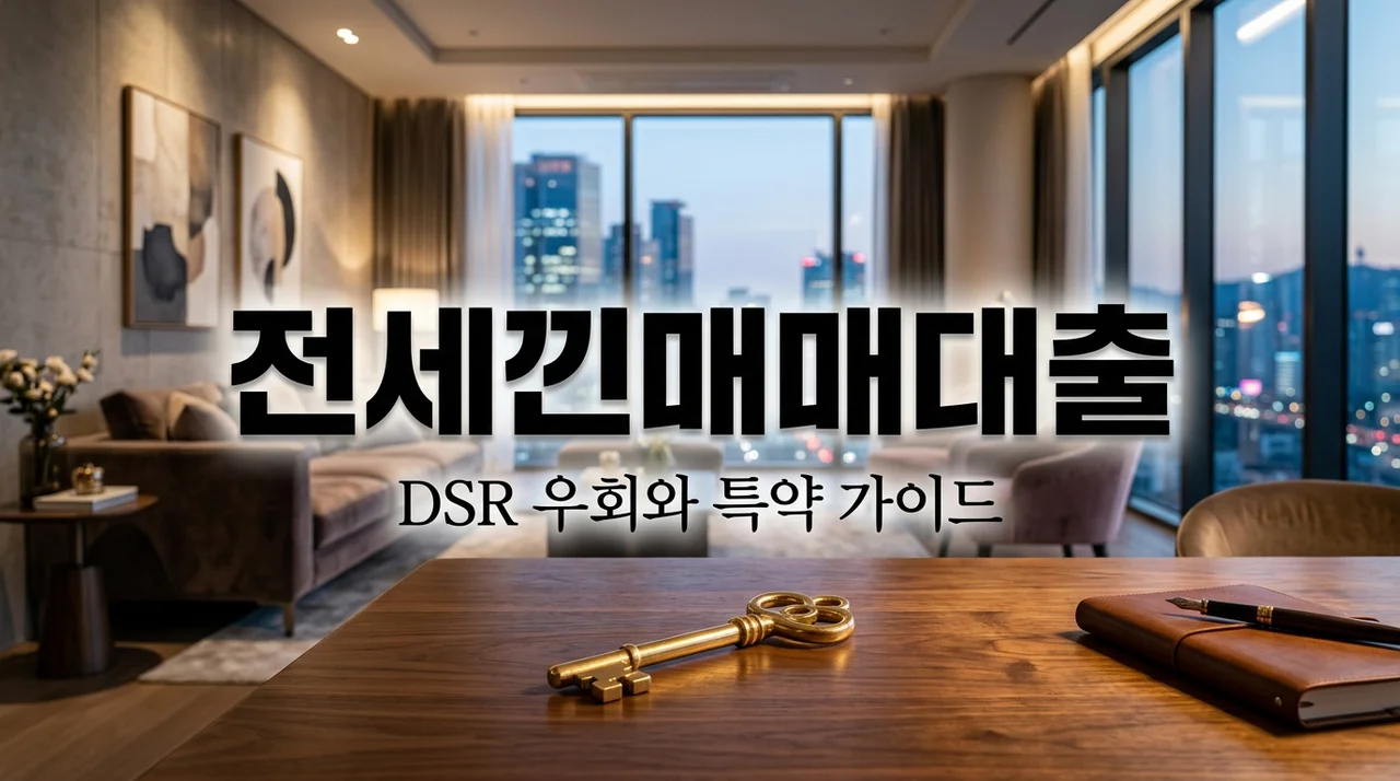 전세 낀 매매 주택담보대출 가능시점 및 DSR 제한 우회 특약 팁