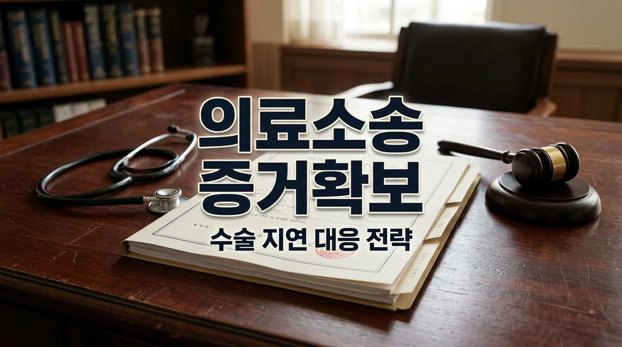 대학병원 수술 지연 의료 소송 비용 및 증거 확보 필승 팁