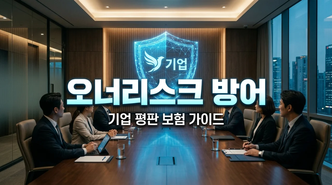 오너 리스크 방어용 기업 평판 위기관리 보험 보장 범위 및 특약 추천
