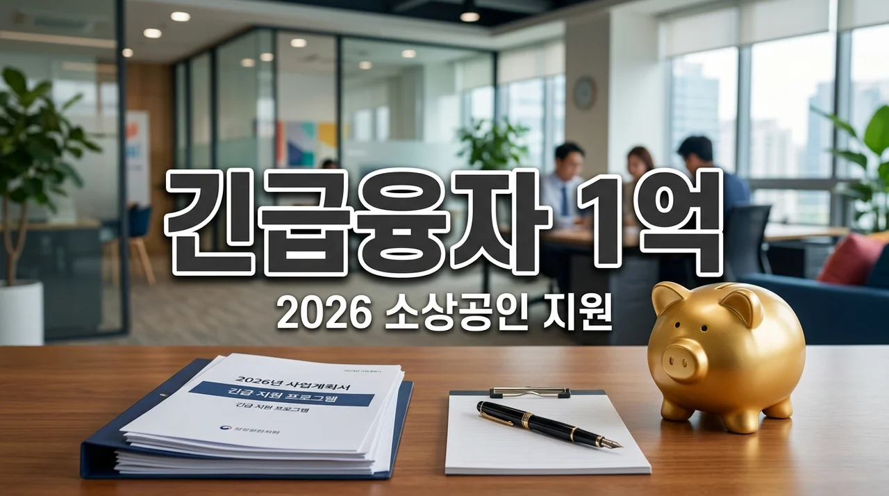 2026 소상공인 경영안정자금 긴급 융자 신청 자격 및 한도 조회