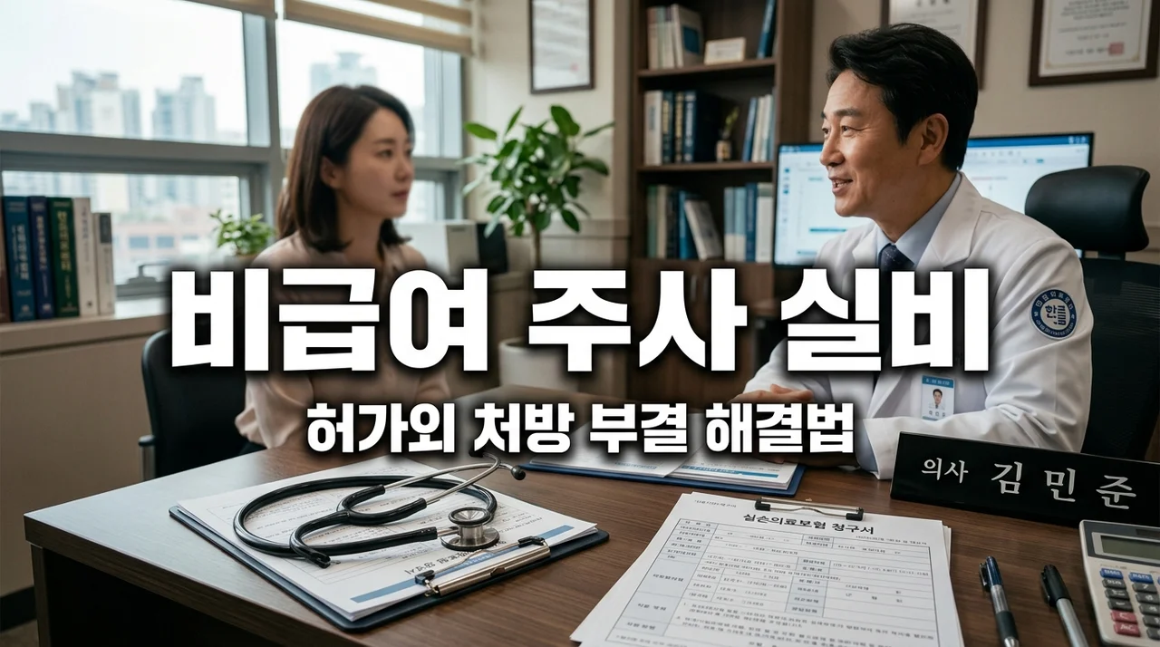 식약처 허가외 처방 비급여 주사 실비 보험금 받는 법 (부결 예방 가이드)