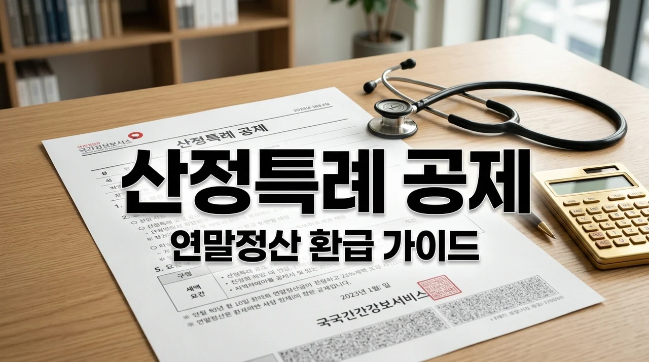 산정특례 희귀질환 연말정산 장애인 공제 혜택 및 서류 완벽 정리