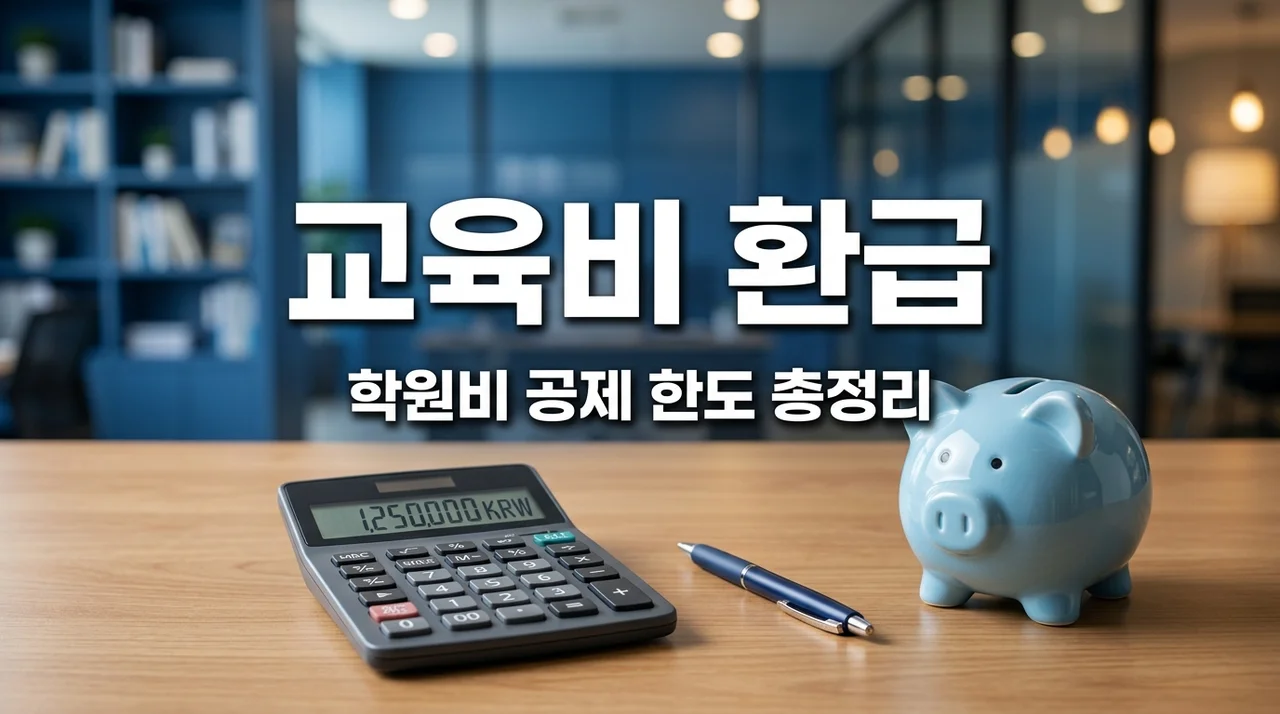 사교육비 연말정산 교육비 세액공제 한도 및 학원비 카드 환급법