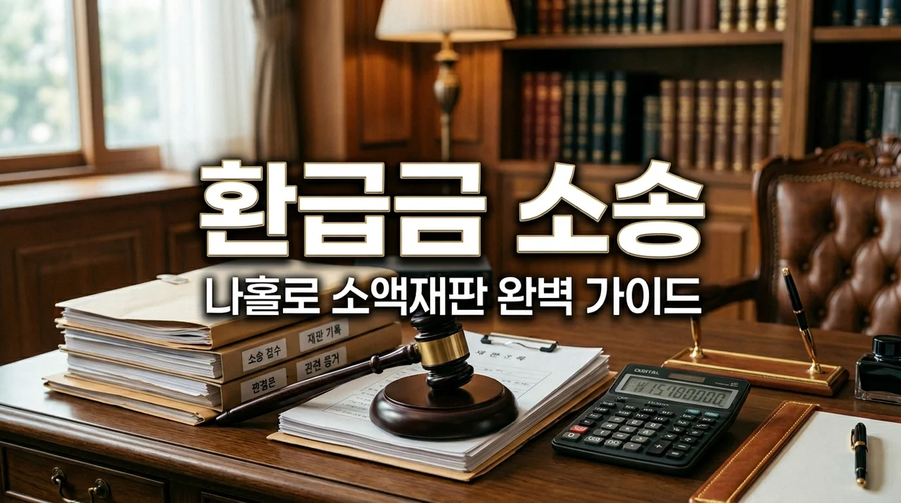 공무원 학원 환급금 소송 배상액 계산 및 나홀로 소액재판 준비 서류