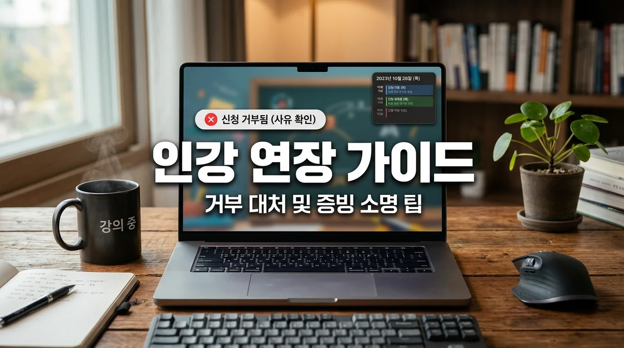 인강 평생패스 수강 연장 거부 대처 방법 및 불합격 증빙 소명 팁