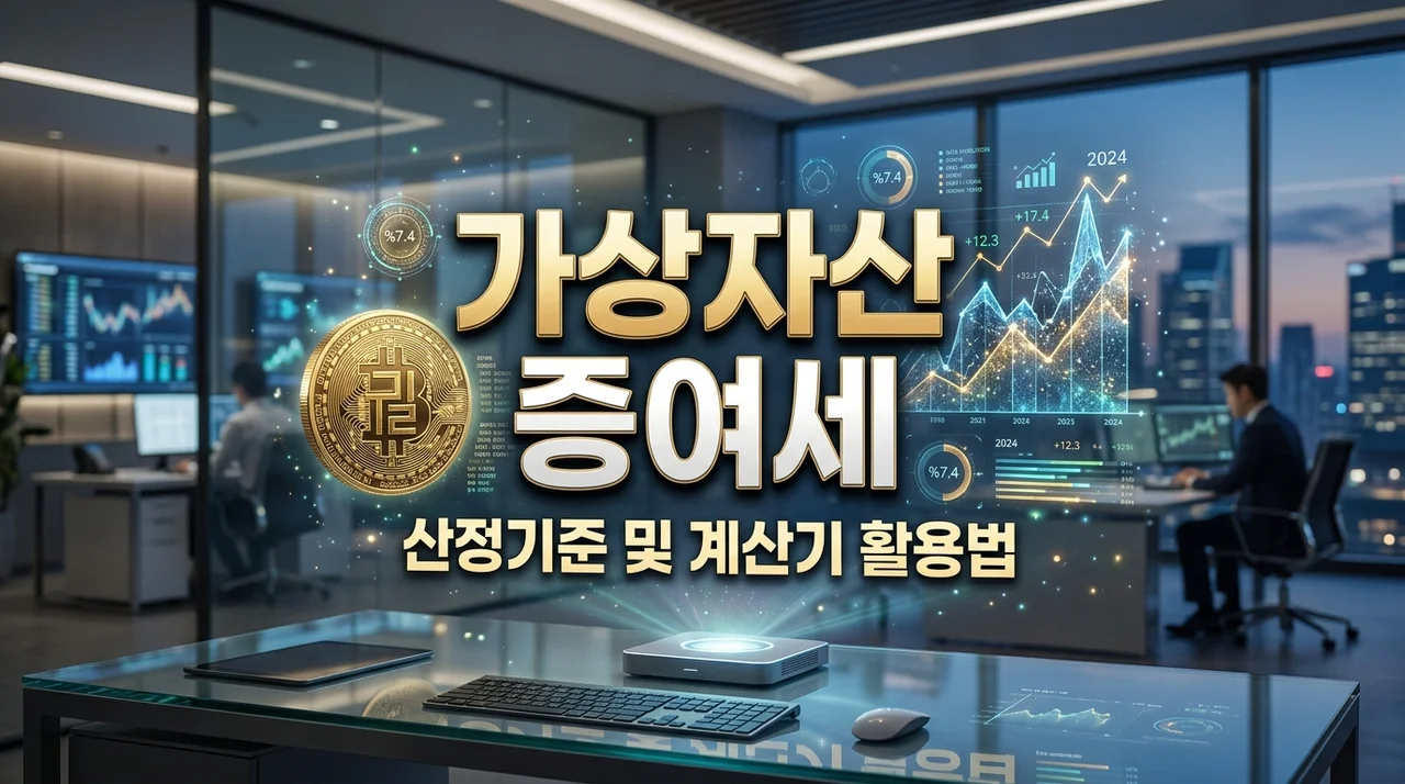 가상자산 증여세 산정 기일 기준 및 국세청 평정가액 계산기 활용 가이드
