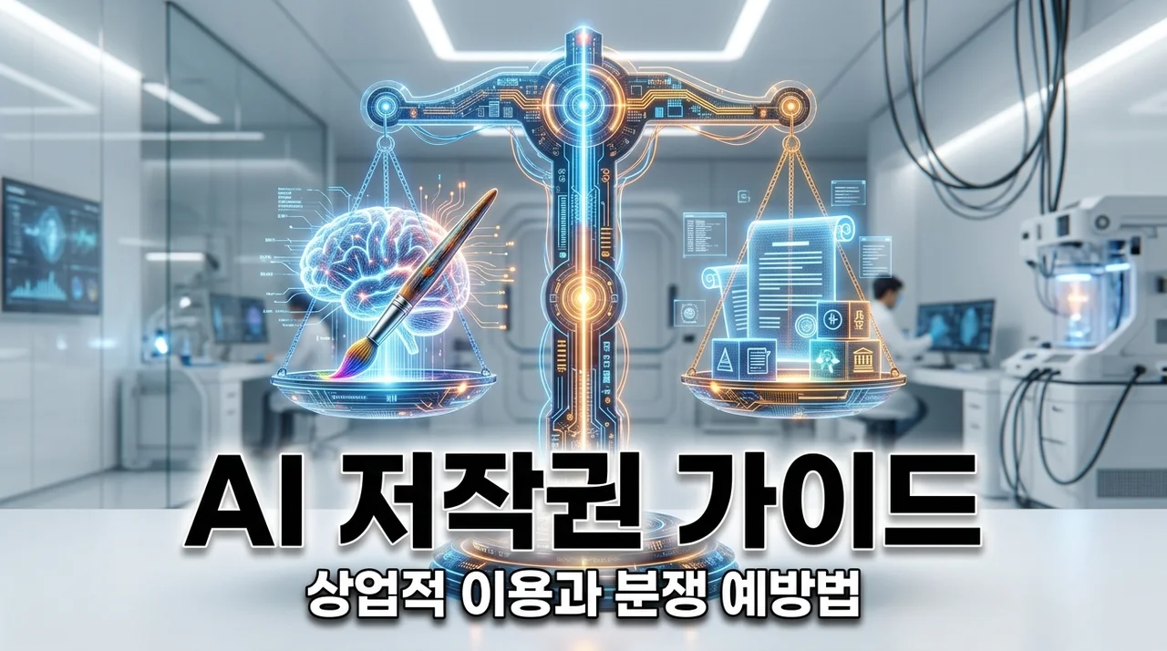 AI 생성물 저작권 등록 기준 및 상업적 이용 법적 분쟁 예방법