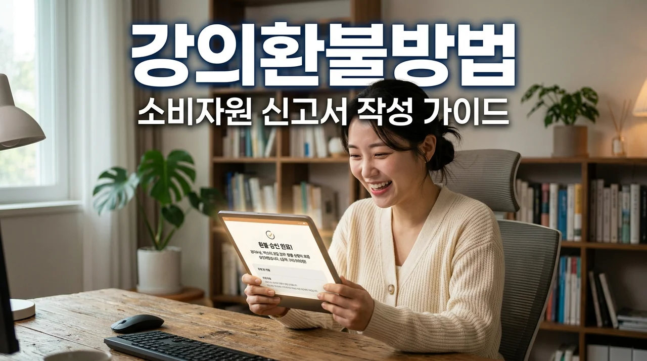 온라인 강의 중도해지 환불 받는 법: 한국소비자원 신고서 작성 가이드