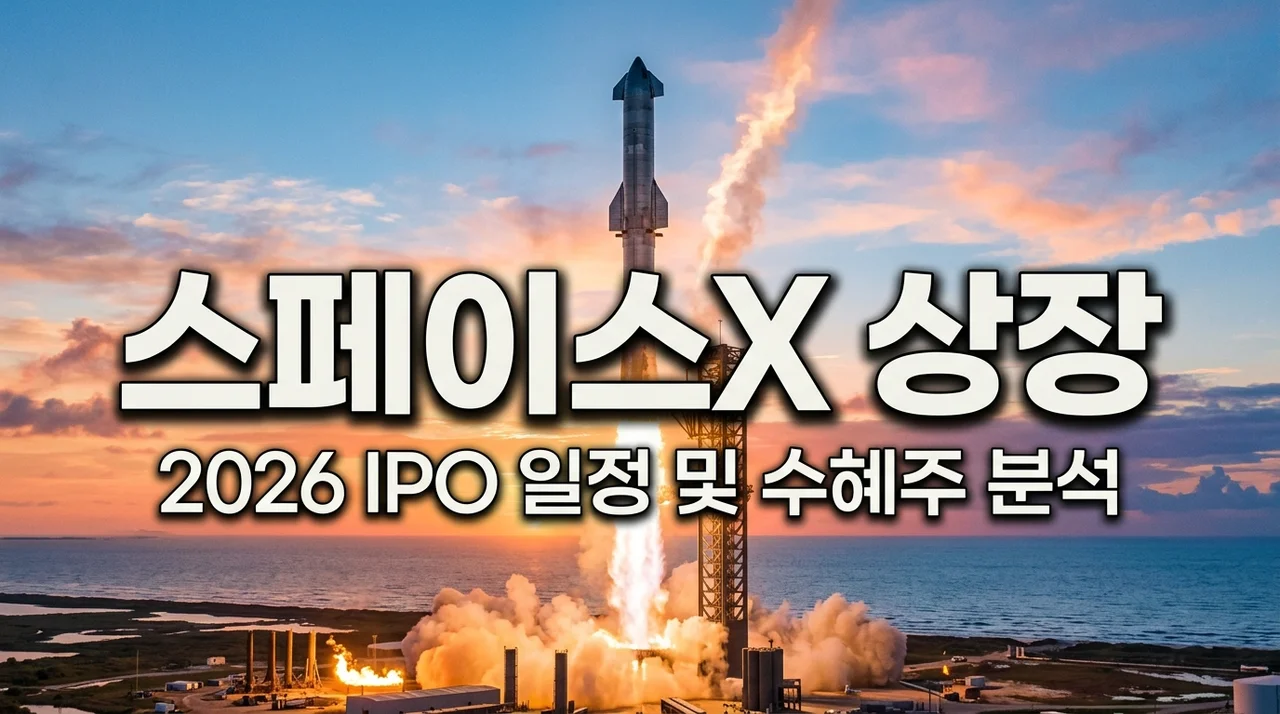스페이스X 상장 IPO 일정 전망 및 국내 수혜주 TOP 3 총정리