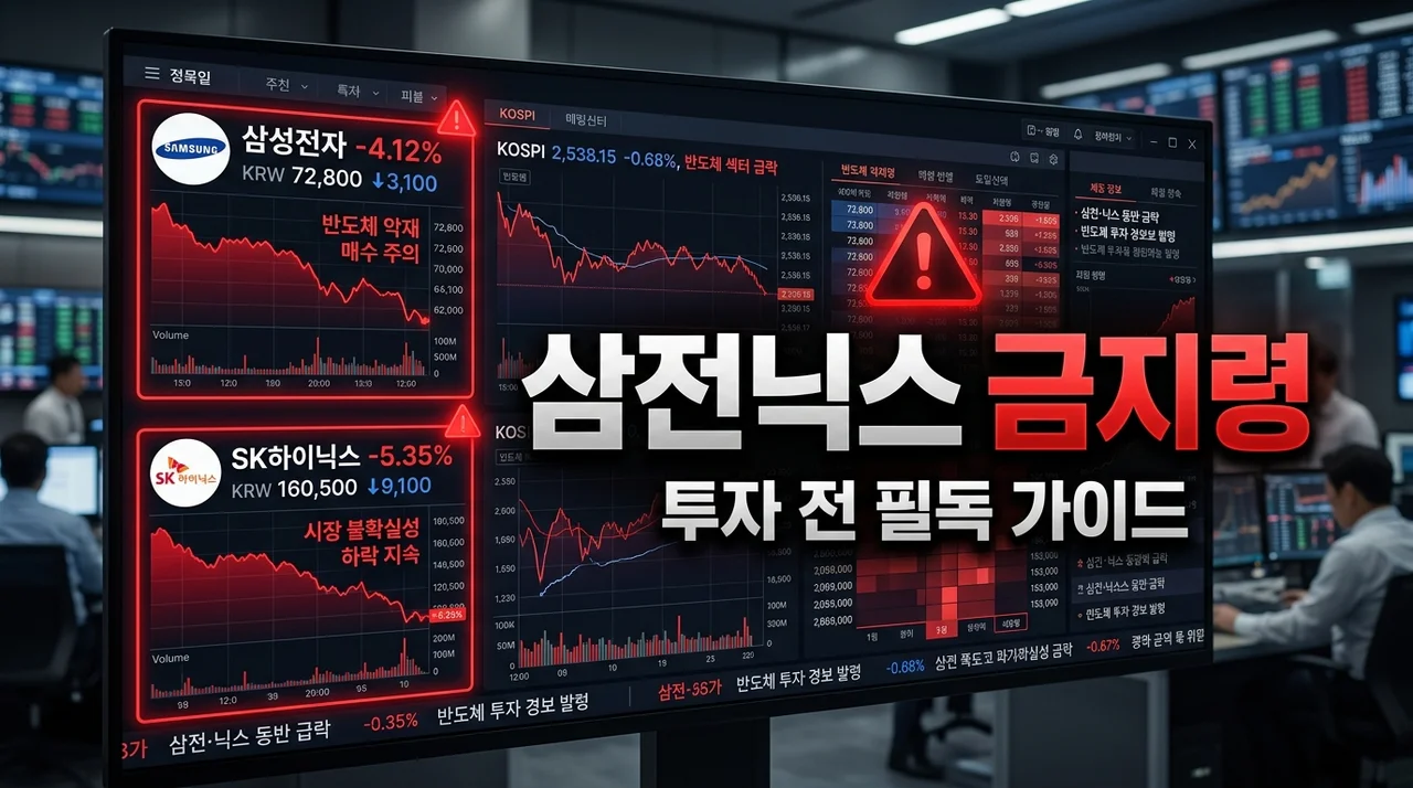 금융당국 삼전닉스 레버리지 금지령? ETF 투자 전 꼭 알아야 할 3가지