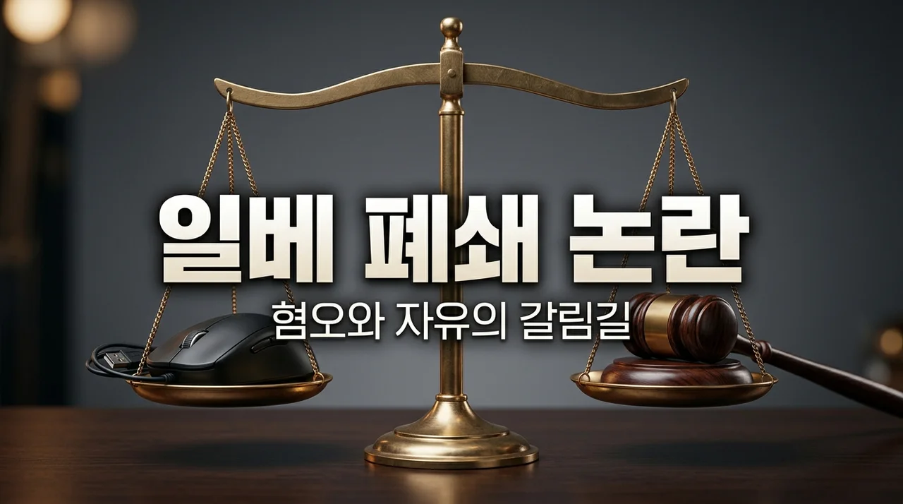 일베 폐쇄 논란 분석: 혐오 표현 규제와 표현의 자유 사이의 해답은?