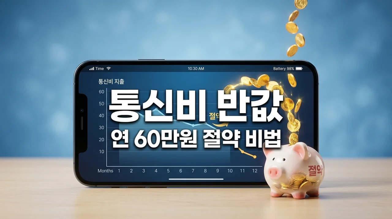 통신비 다이어트 방법 3가지: 매달 나가는 고정 지출 50% 줄이기