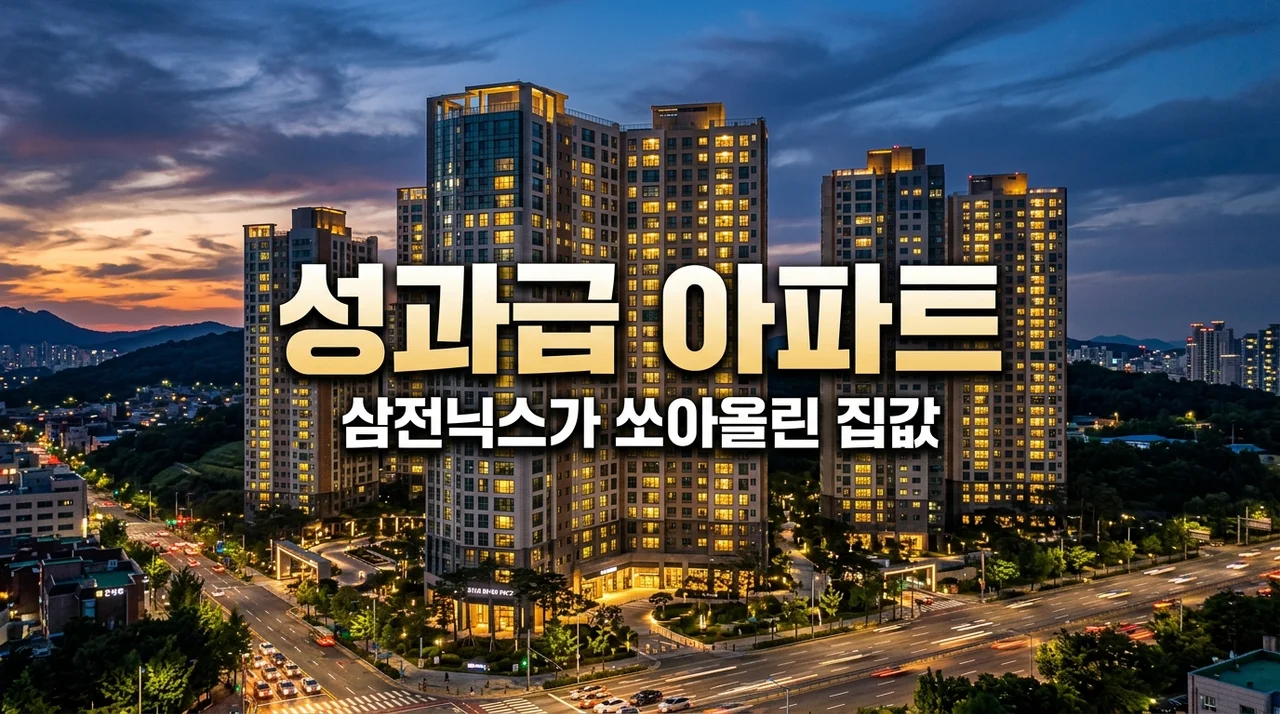 삼전닉스 성과급 억대 잔치? 경기 남부 아파트 쇼핑 열풍의 진실
