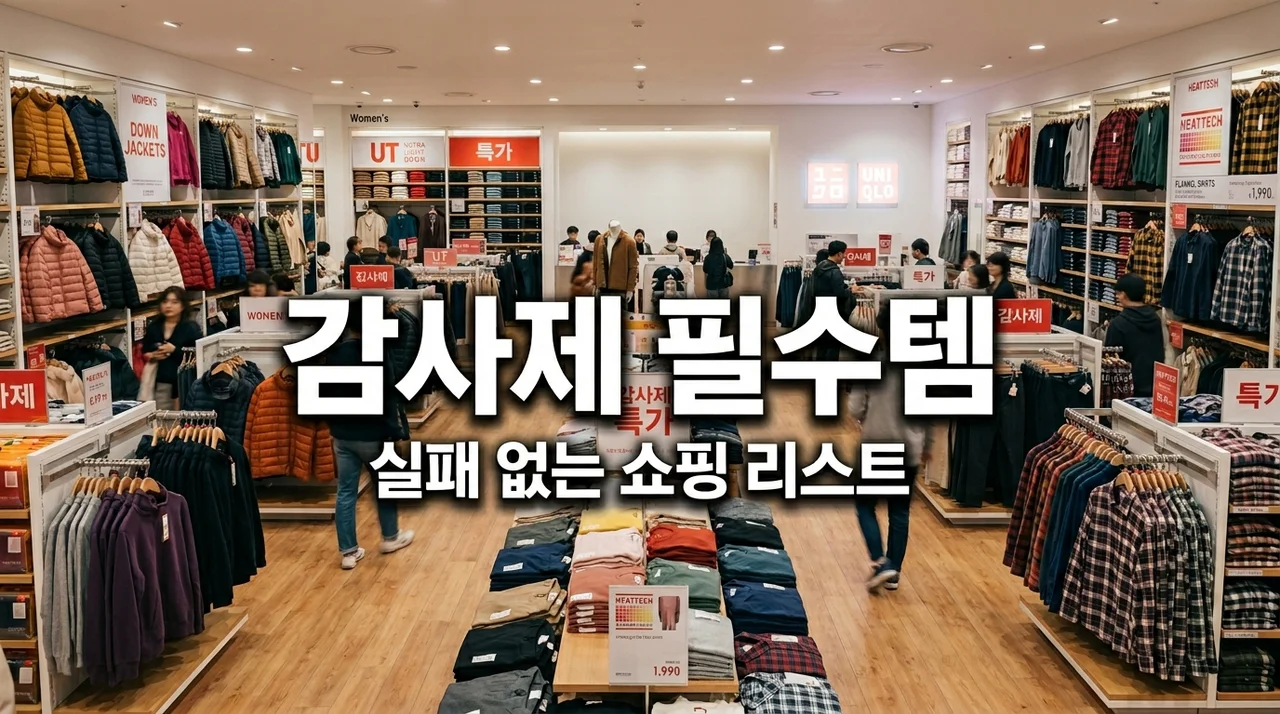 2026 유니클로 감사제 할인 품목, 10년 단골이 뽑은 안 사면 손해인 3가지
