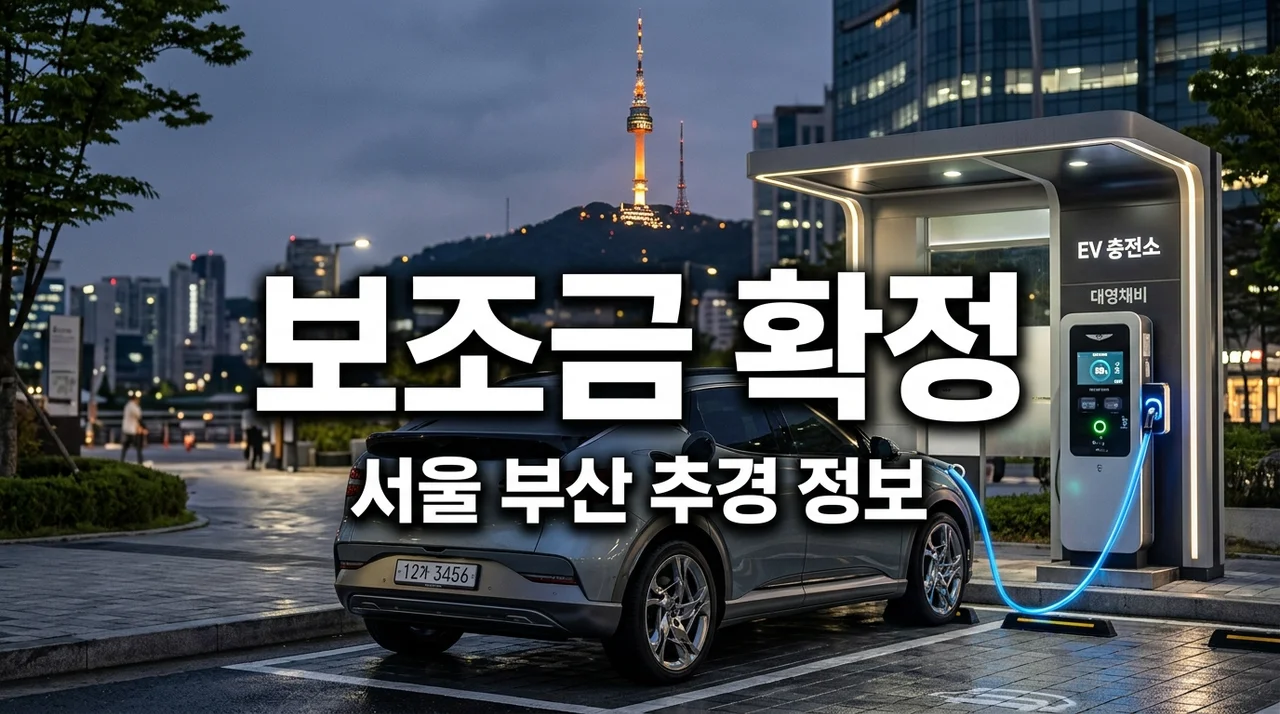 서울 부산 전기차 보조금 추경 확정! 늦으면 또 0원, 제가 겪은 실전 노하우