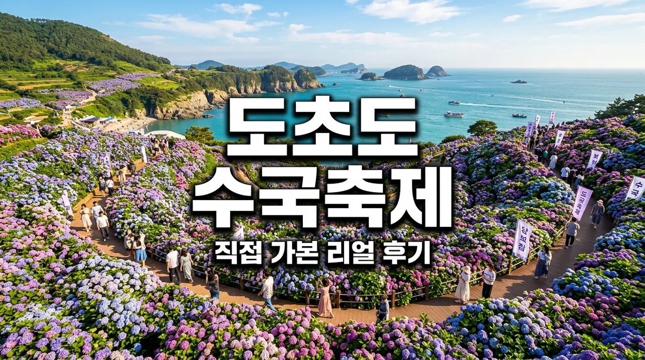 도초도 수국축제 즐길거리, 배표 예약보다 중요한 '이것' 때문에 고생한 후기